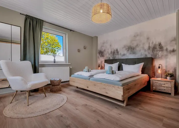 Hirsch Haensel Garten Mit Bergblick - Grill -wald 度假居 *