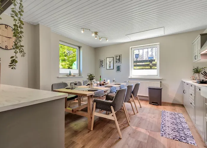 Hirsch Haensel Garten Mit Bergblick - Grill -wald 度假居 *