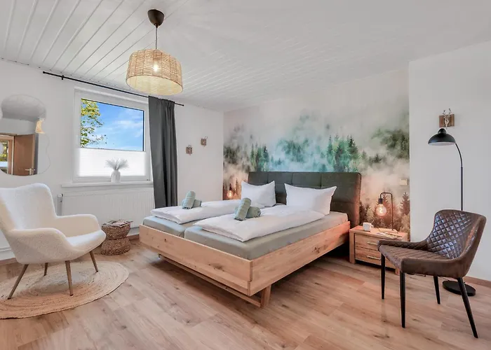 Hirsch Haensel Garten Mit Bergblick - Grill -wald 度假居